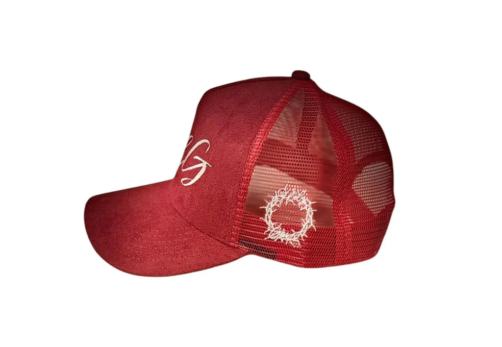 HOLY GODZ HG SIGNATURE TRUCKER HAT (RED) Holy Godz