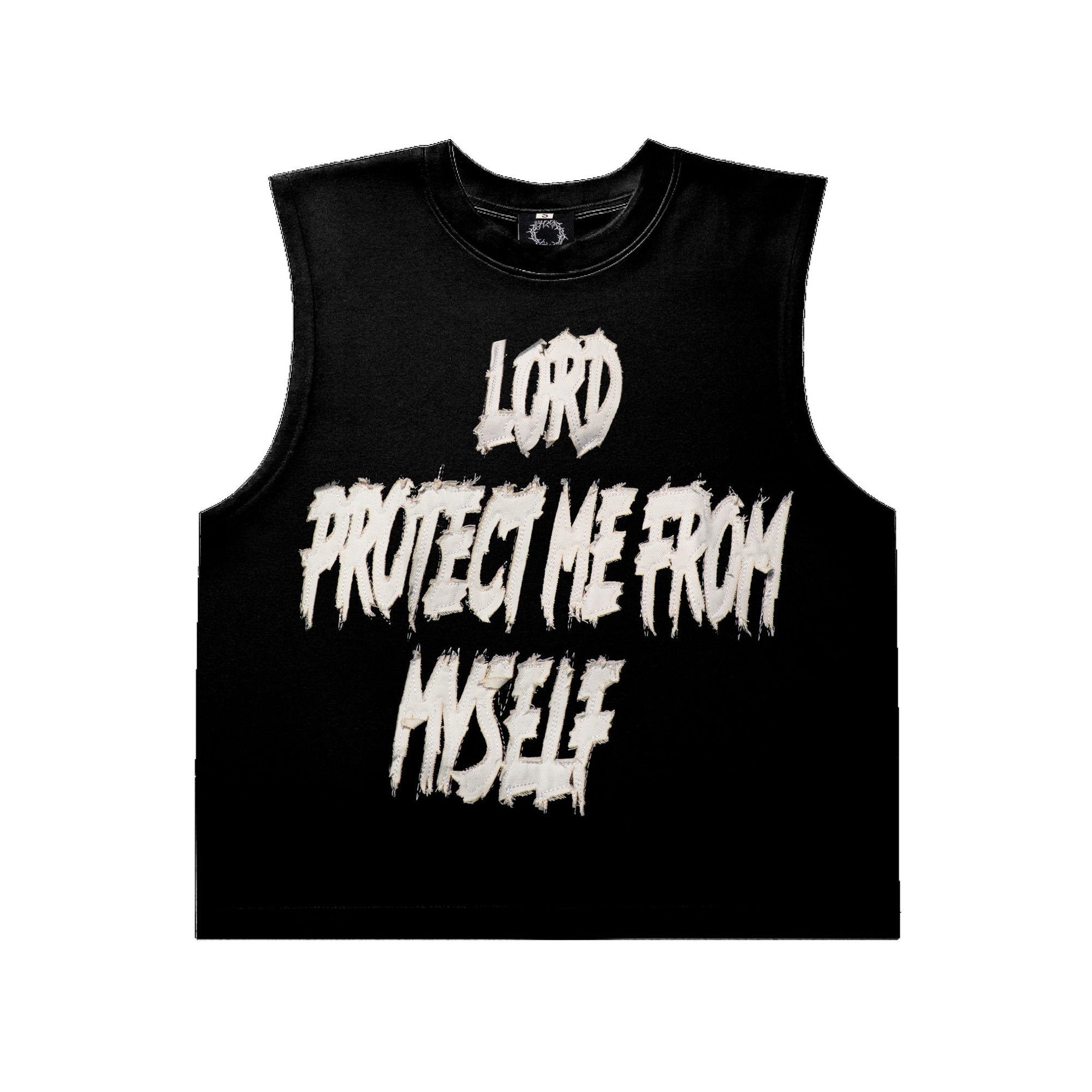 THE LORD PROTECT ME FROM MYSELF SLEEVELESS TEE Holy Godz