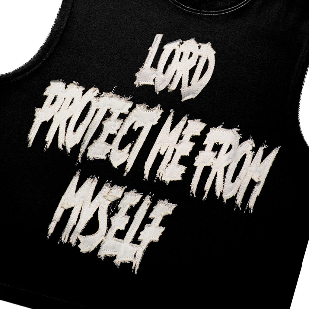 THE LORD PROTECT ME FROM MYSELF SLEEVELESS TEE Holy Godz