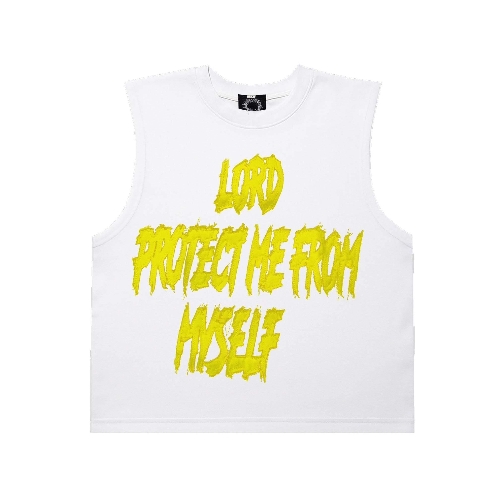 THE LORD PROTECT ME FROM MYSELF SLEEVELESS TEE Holy Godz