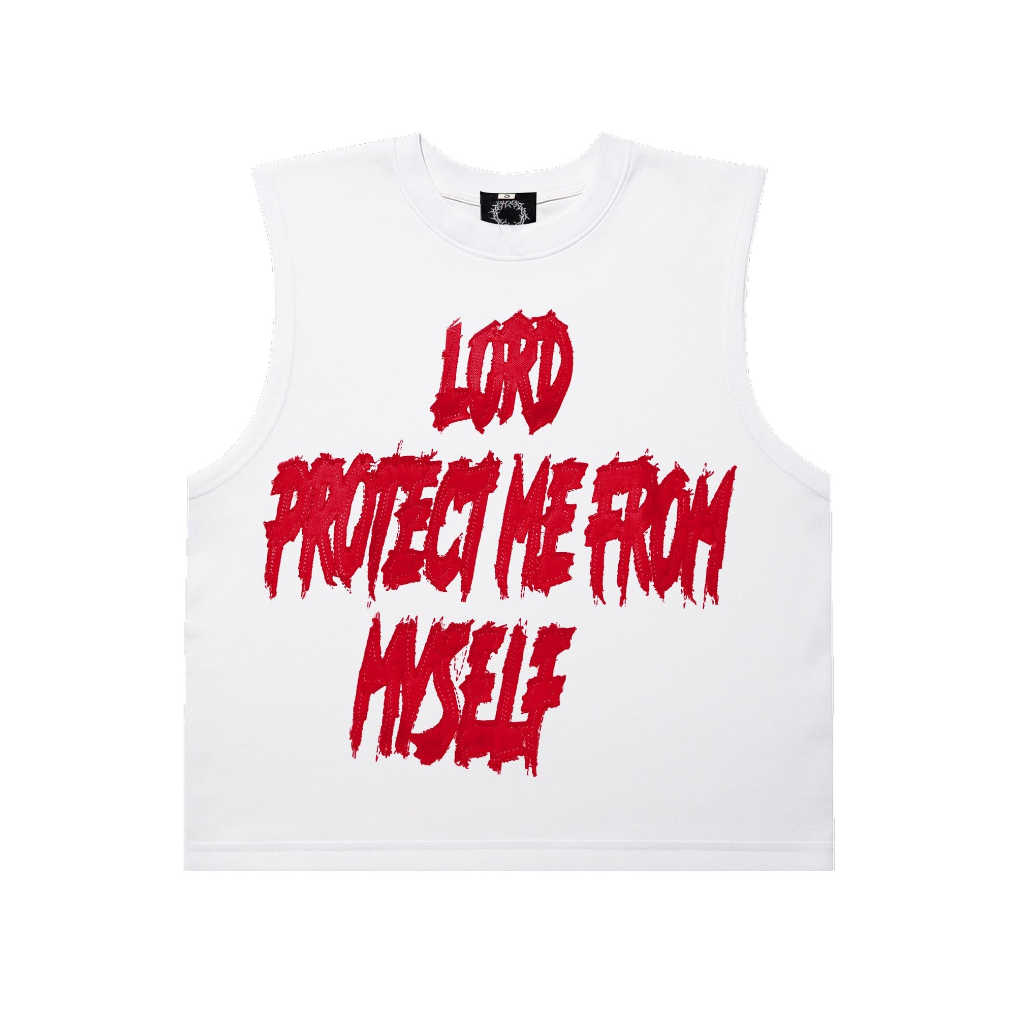 THE LORD PROTECT ME FROM MYSELF SLEEVELESS TEE Holy Godz