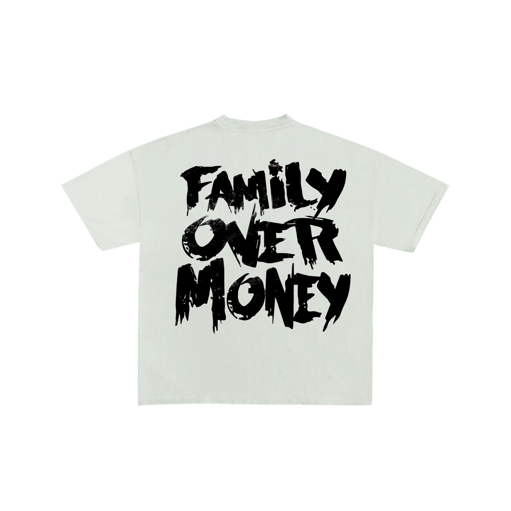 FAMILY OVER MONEY TEE Holy Godz