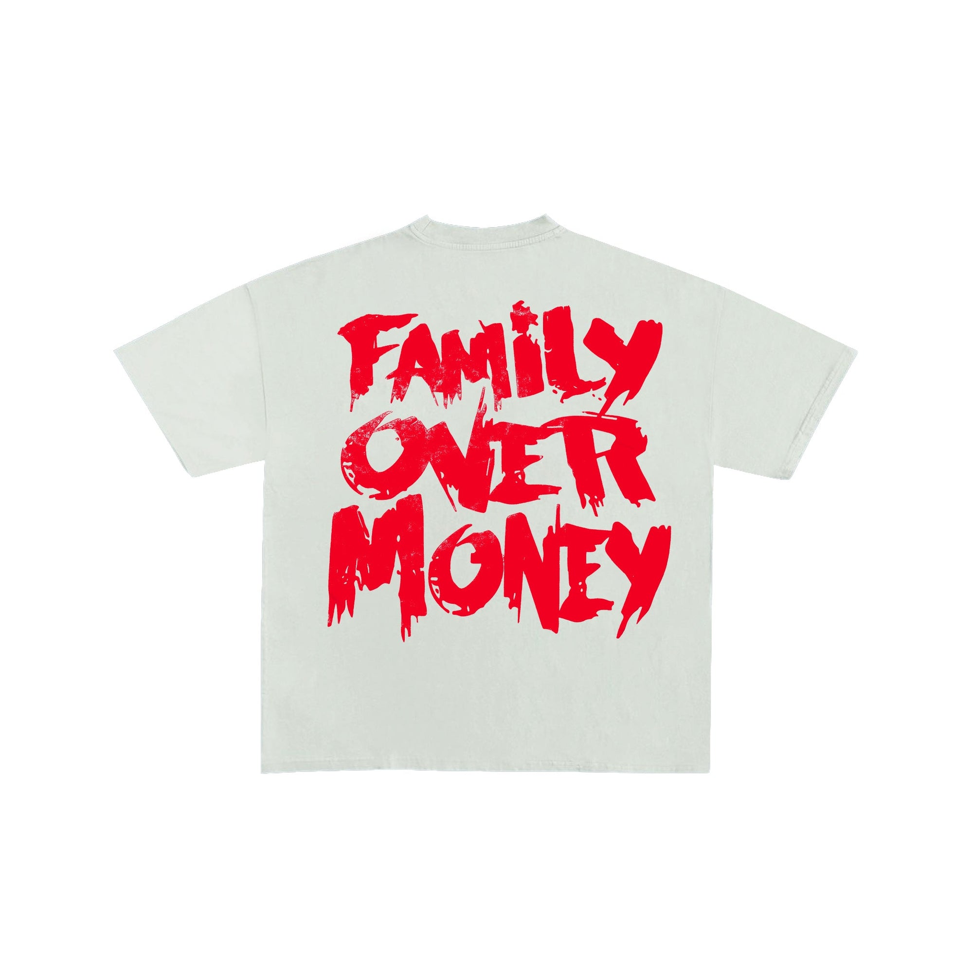 FAMILY OVER MONEY TEE Holy Godz