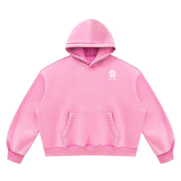 Unisex Vintage Wash Boxy Fleece Hoodie ODMPOD