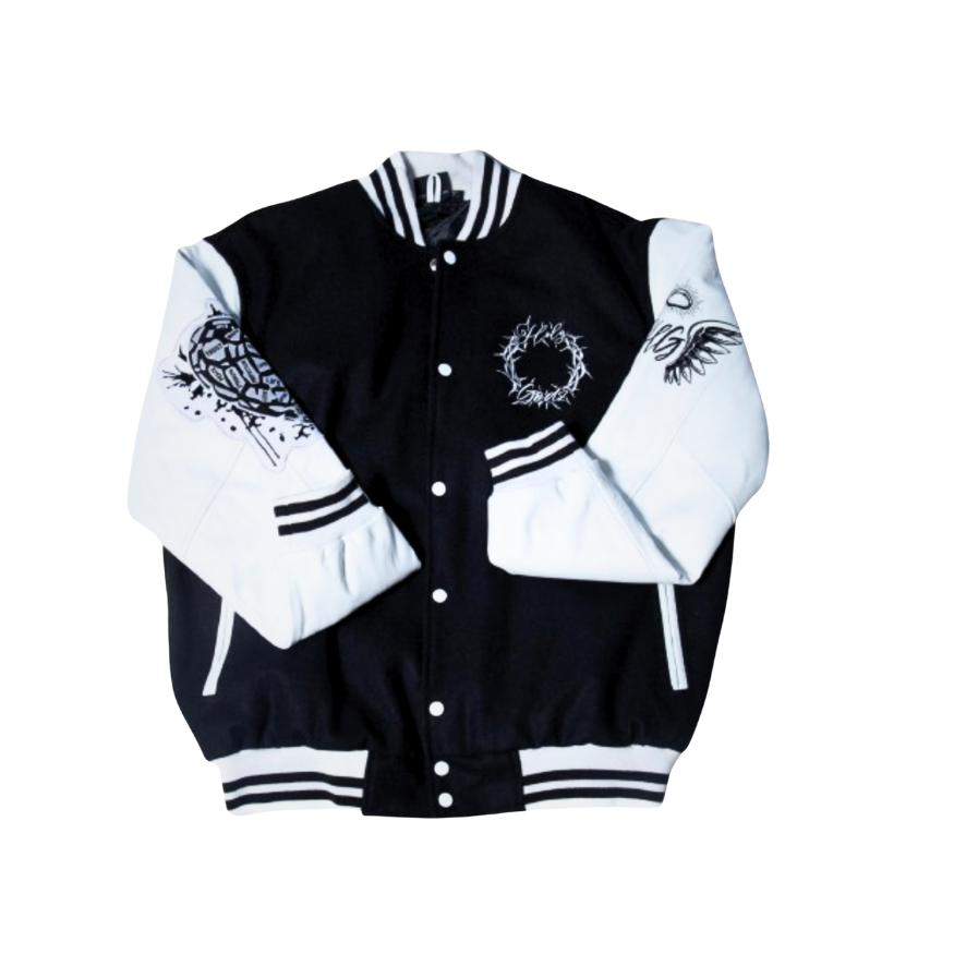 LOVE HEALS ALL VARSITY JACKET Holy Godz