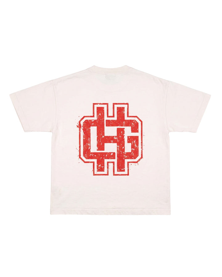 Holy Godz Battle Tested Tee — Built Different Worn United, alternate view