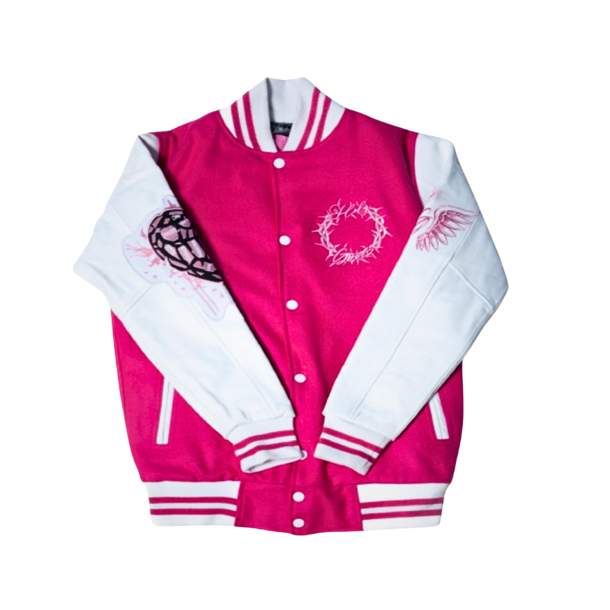 LOVE HEALS ALL VARSITY JACKET Holy Godz