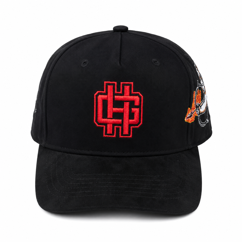 Holy Godz Guardian Hat — black, main product shot
