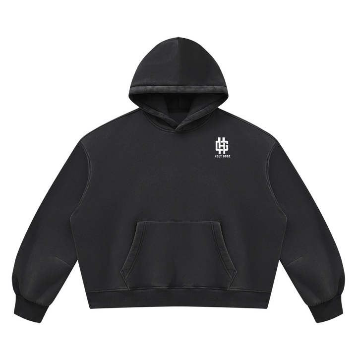 Unisex Vintage Wash Boxy Fleece Hoodie ODMPOD