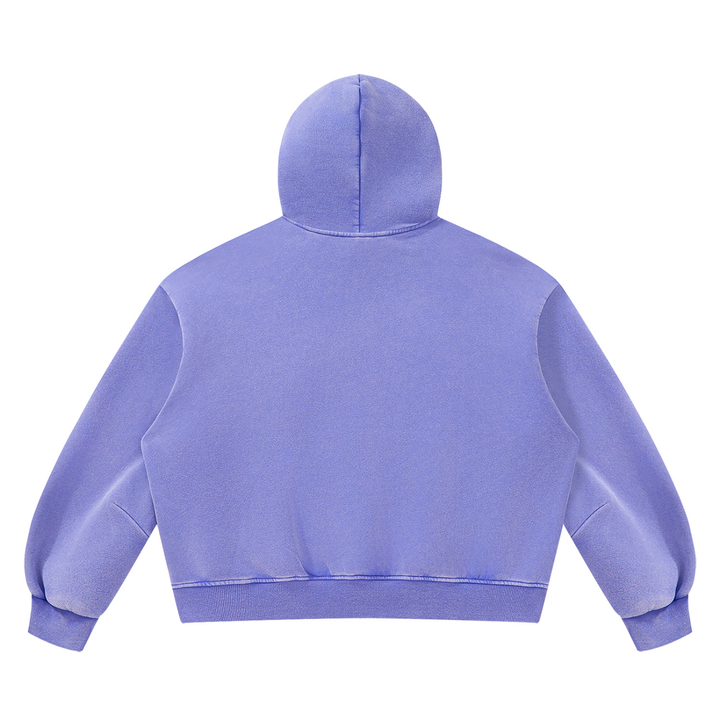 Unisex Vintage Wash Boxy Fleece Hoodie ODMPOD
