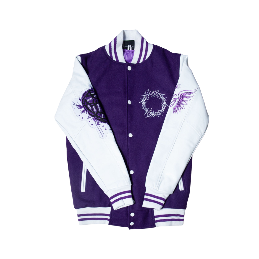 LOVE HEALS ALL VARSITY JACKET Holy Godz