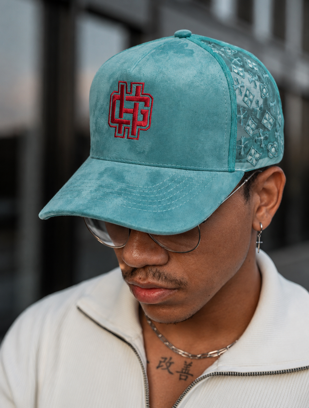 Protect Your Crown Suede Trucker Holy Godz