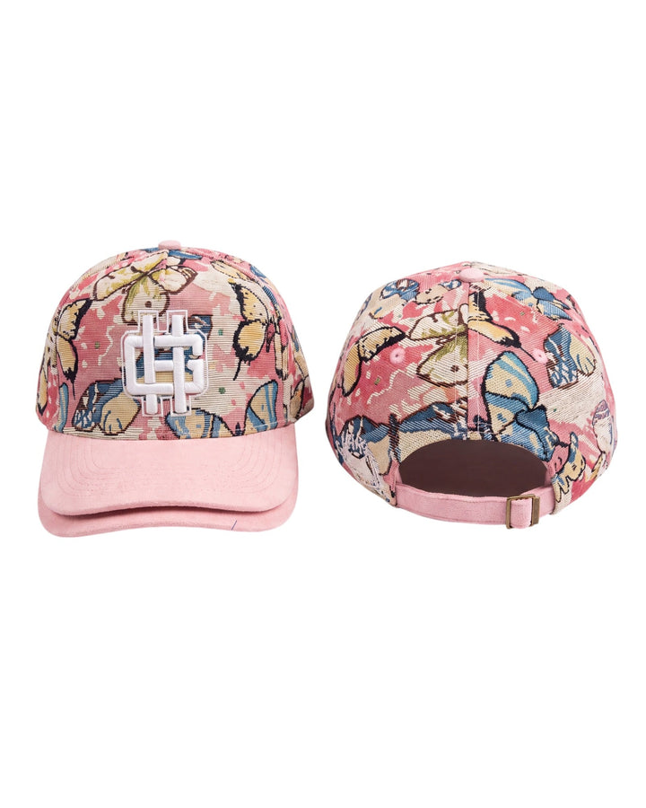 Holy Godz Tapestry Cap — brass buckle strap detail