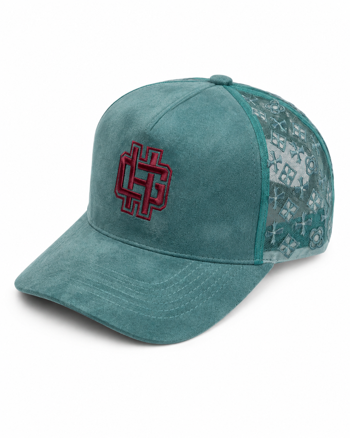 Protect Your Crown Suede Trucker Holy Godz