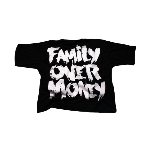 FAMILY OVER MONEY TEE Holy Godz
