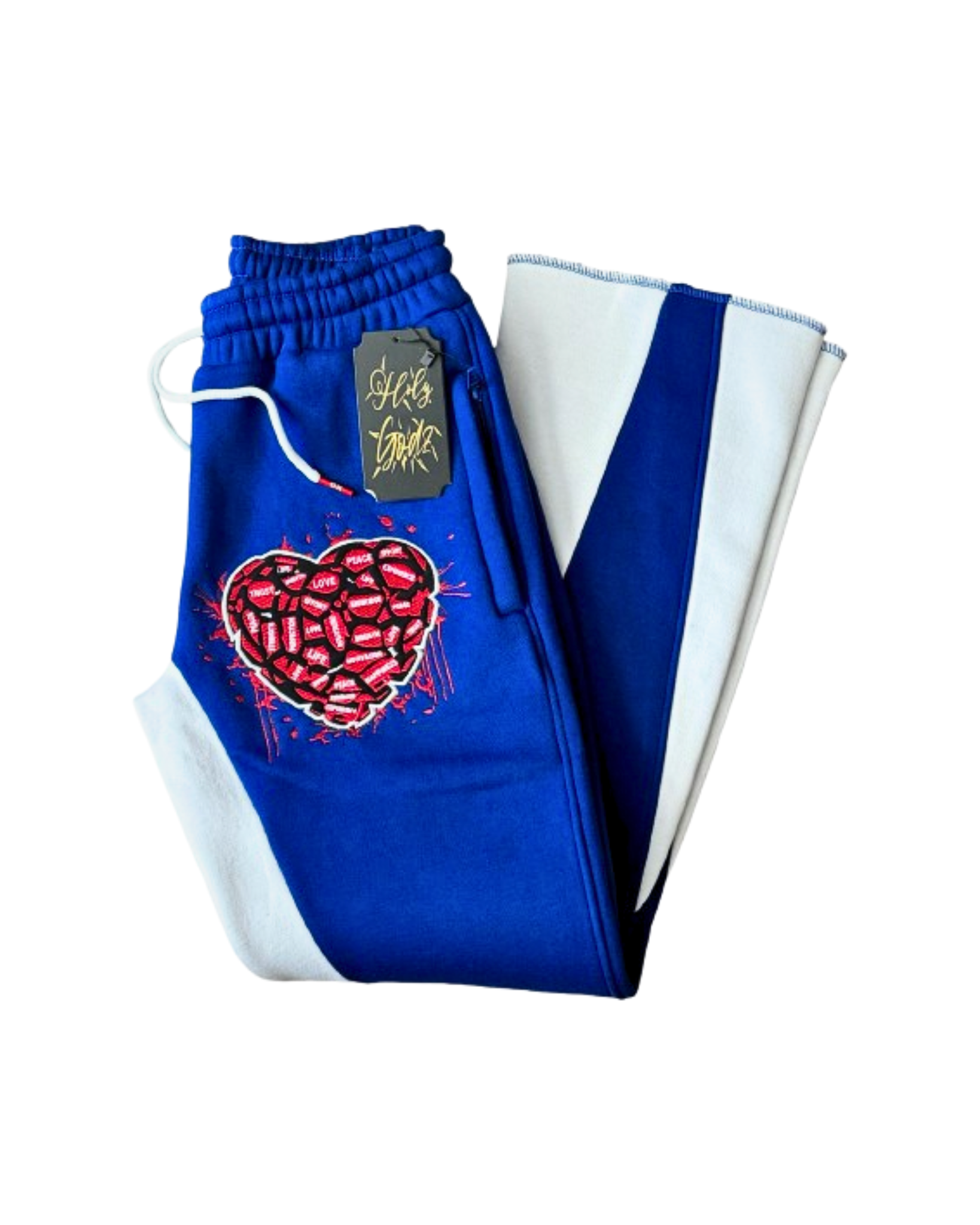 Heart Felt Flare Joggers Statement Pants Built from Real Pain And Power