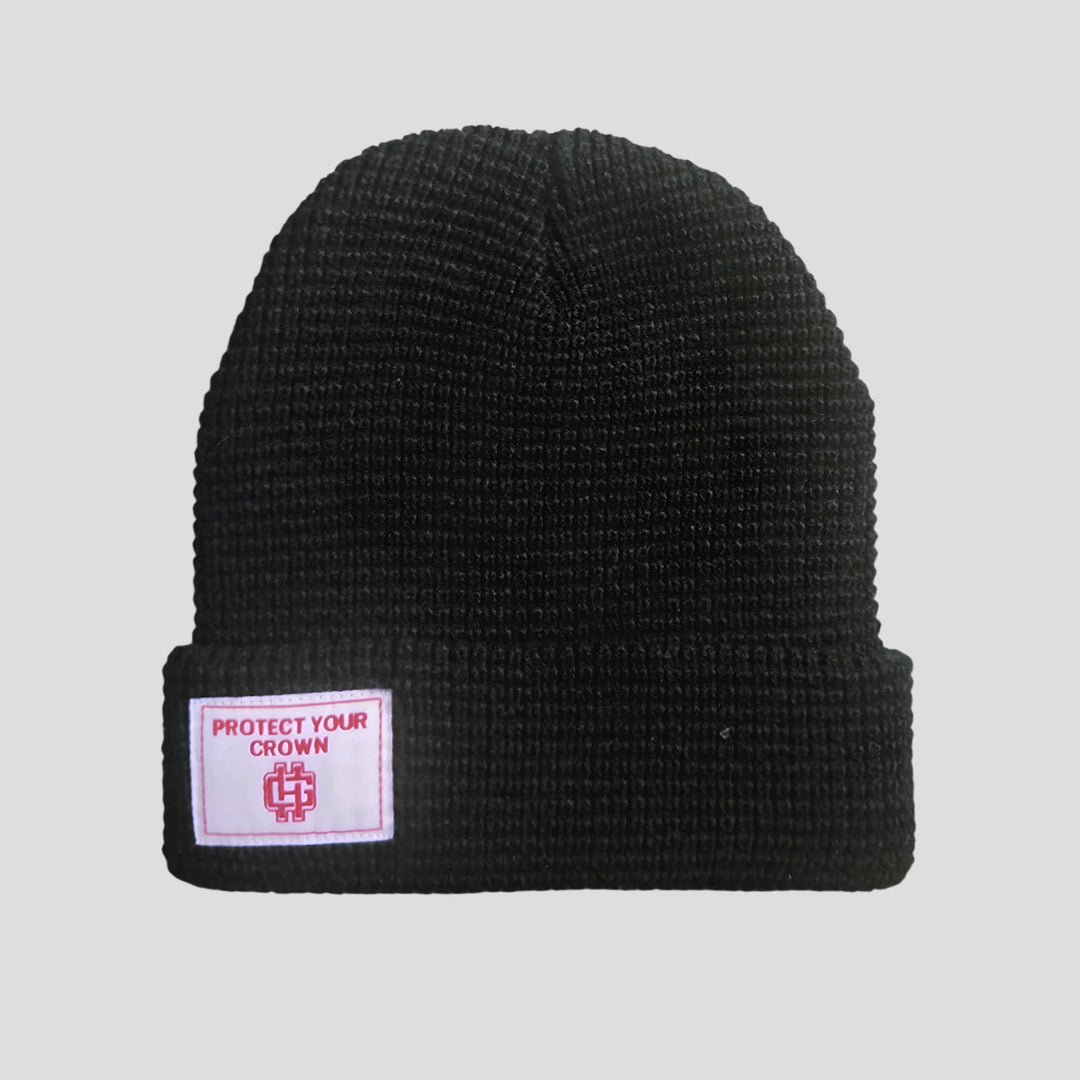 Protect Your Crown Beanie Black