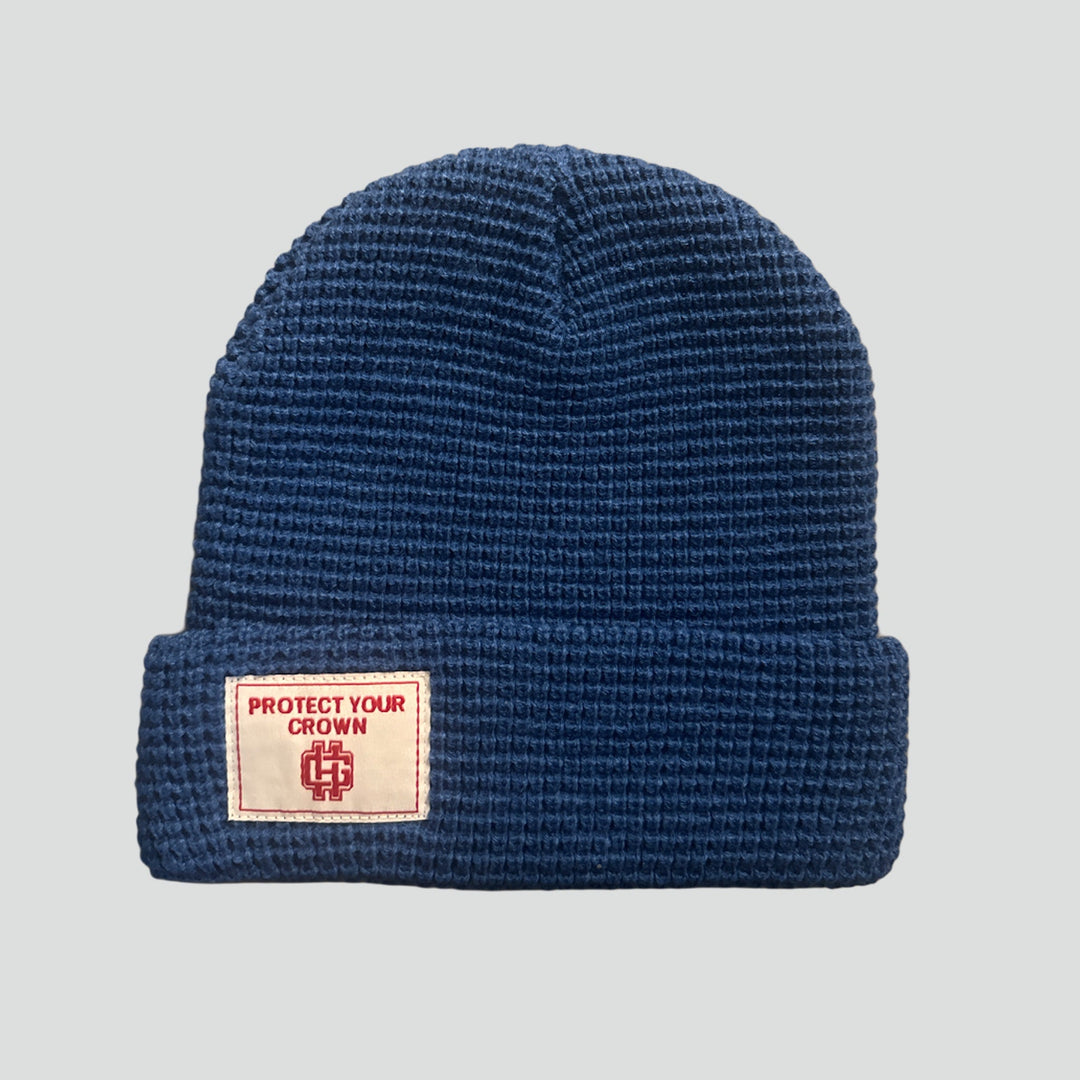 Protect Your Crown Beanie Blue