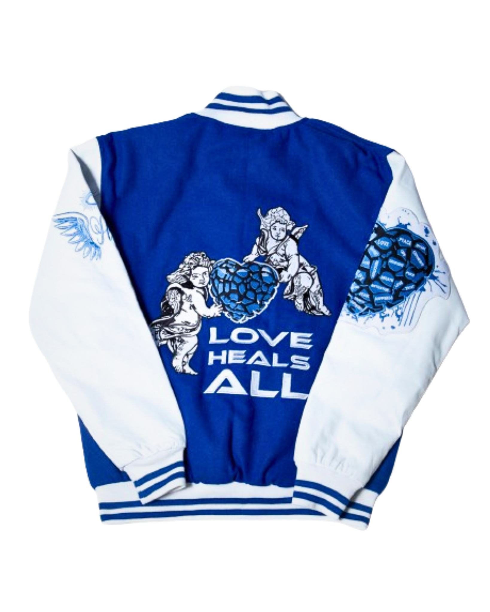 The ‘Love Heals All’ varsity isn’t just fashion. It’s a testimony.