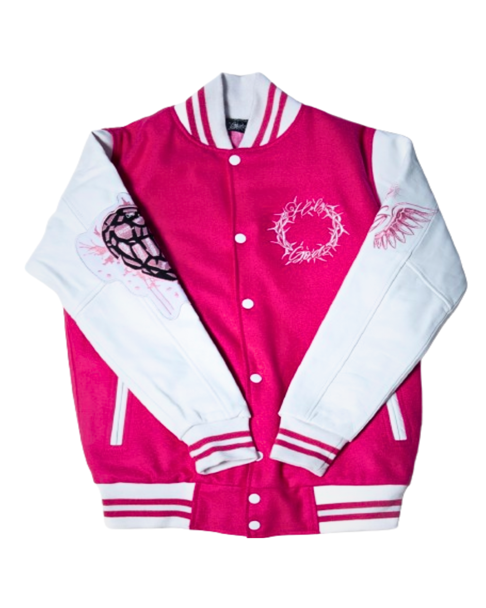 LOVE HEALS ALL VARSITY JACKET