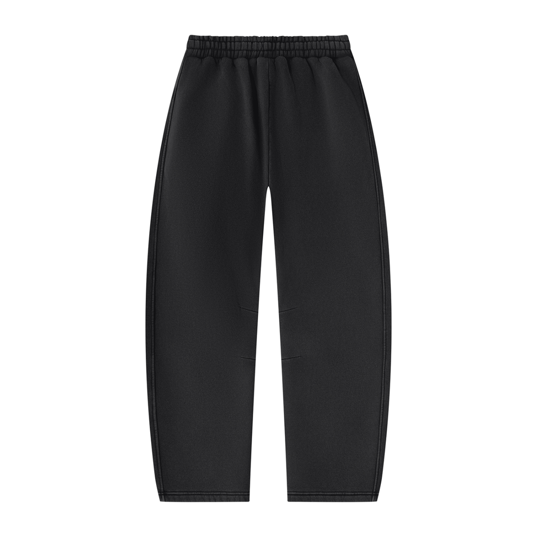 Unisex Vintage Wash Barrel Leg Fleece Sweatpants ODMPOD