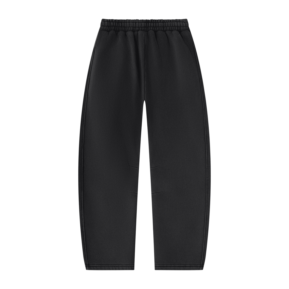Unisex Vintage Wash Barrel Leg Fleece Sweatpants ODMPOD