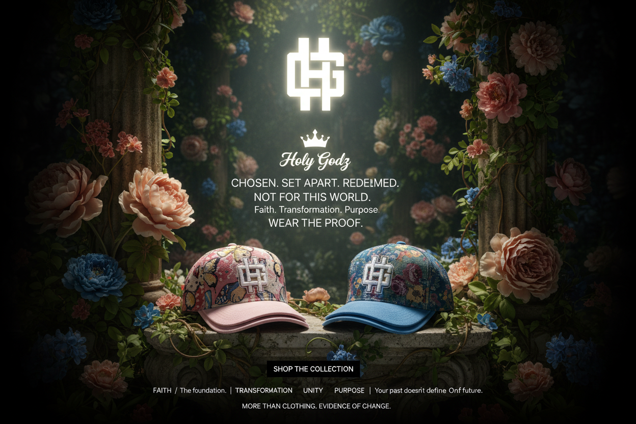 Holy Godz — Hero Banner Clean Logo